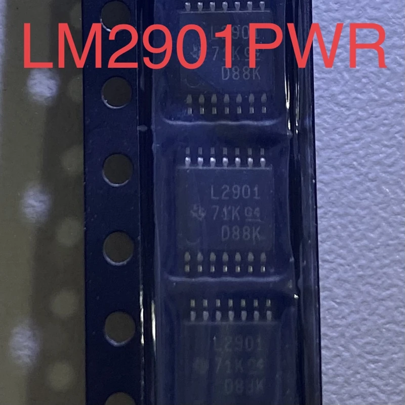 100pcs-500pcs LM2901PWR TSSOP-14 Silk screen L2901 Quad Differential Voltage Comparator IC IC