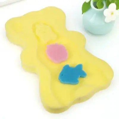 

Baby Bath Sponge Infant Bath Cushion Waterproof Non Slip Sponge Mat Bear Shape Bathtub Pad Bathing Cushion Bathtub Pad