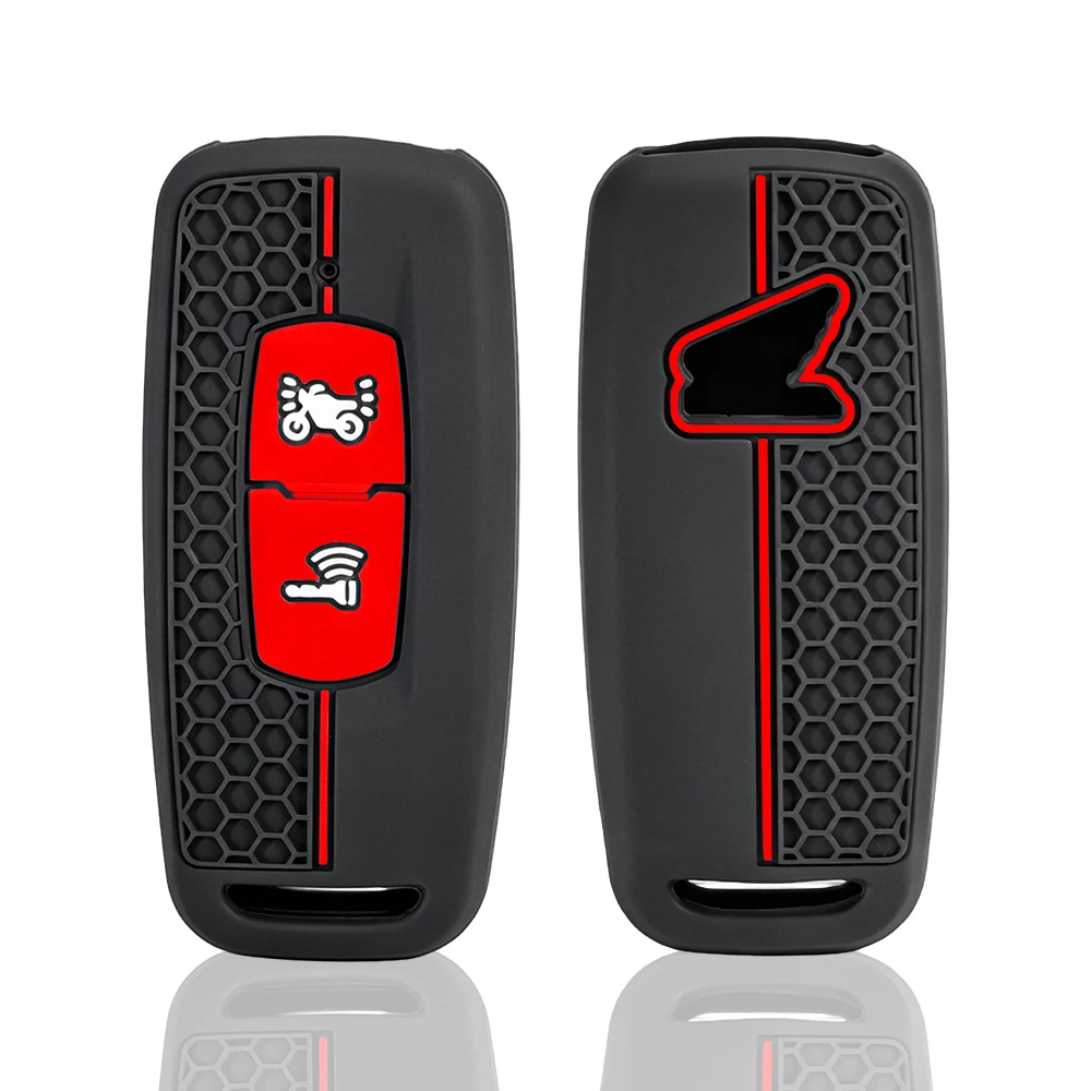 2 Buttons Silicone Remote Key Cover Shell Key Case Protector for Honda ADV 150 PCX 125 Switch ADV Wrench 350 PCX160 VISION SH350