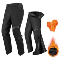 Winter Waterproof Motorcycle Pants Quick Release Biker Overpants Windproof Warm Moto Trousers CE Protector