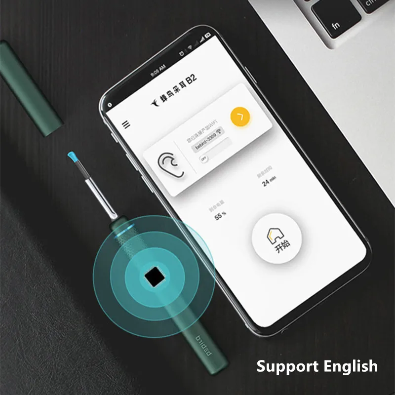 インテリジェントHDイヤークリーナー,Bebird-M9 s,ミニカメラ,内視鏡,鏡,ボアスコープ,ヘルスケア,耳垢除去