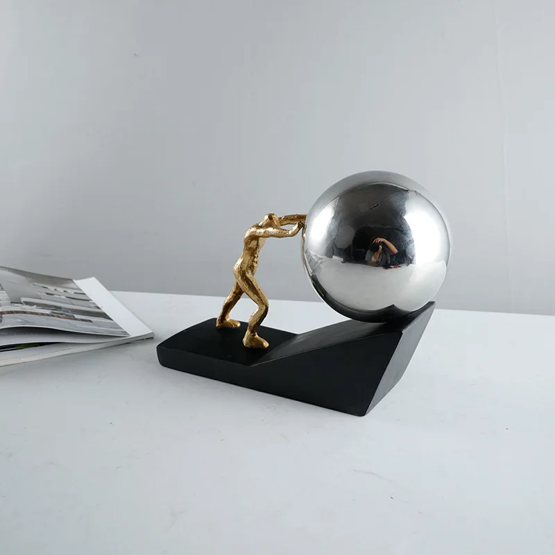 

Sports character decorations, push balls, metal creative sculptures, hotel model rooms, office desks