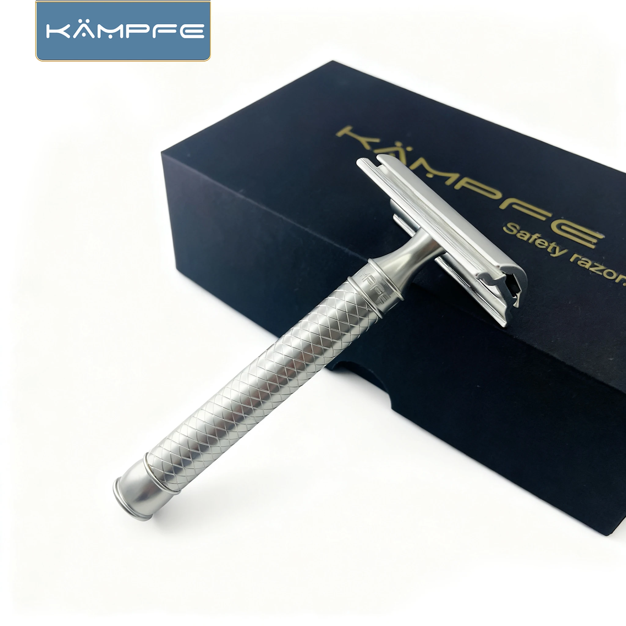 KAMPFE مادة الألومنيوم باستخدام الحاسب الآلي للرجال، ماكينة حلاقة مزدوجة الحافة مناسبة للمبتدئين واليومية للرجال والنساء #2