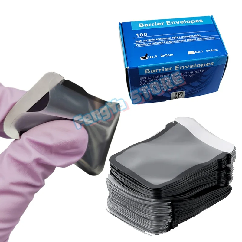 300 Sobres de Barrera Dental Desechables, Bolsas Protectoras para Placas de Fósforo PSP, Escáner de Placas 0/1/2/3 #