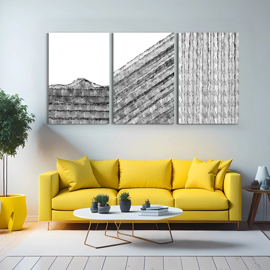 Wabi Sabi Abstract Mountain Texture Wall Art Canvas Art Painting Prints Home Wall Decor Bedroom Livingroom Modern Boho Art