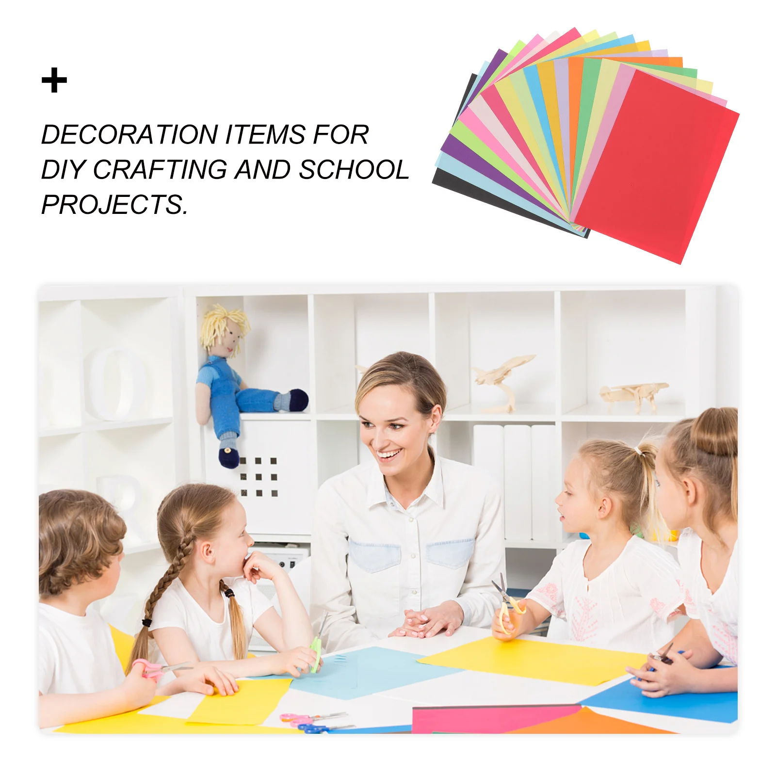 100Pcs Colored Copy Paper DIY Handmade Craft Safe for A4 20 Colors Easy to Cut Art Stationery Colored Copy Paper