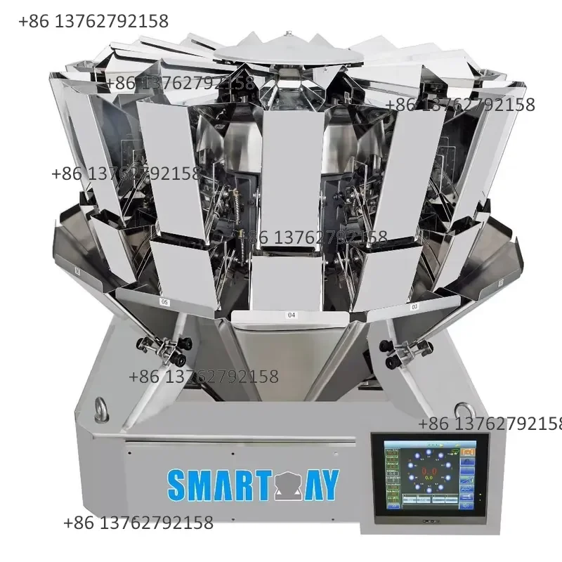 【2026】 High Quality Automatic 14 Head Small Combination Multiehad Weigher Weighing Scale Machine Multihead Weigher
