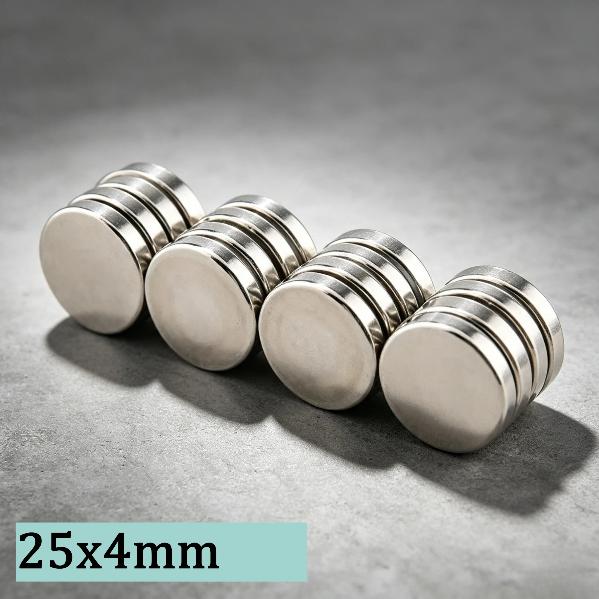 2/5/10/15/20/30PCS 25x4 mm Round Magnets   25x4 mm Strong Powerful Magnetic for Fridge,DIY,Building,Scientific,Craft,Education