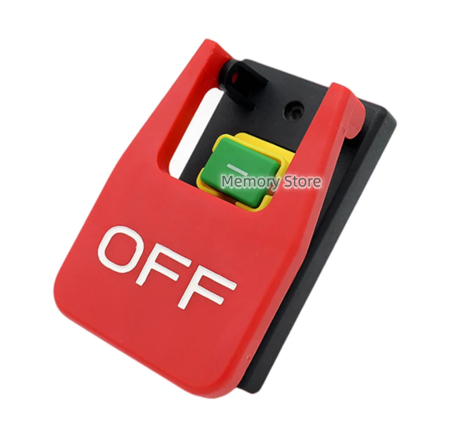 Table Saws Electromagnetic Push Button Switches 16A AC250V Paddle Switch For Bench Drills/Grinders/Lat Replace KJD17B F16-3
