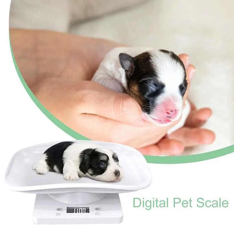 Digital Pet Scale LCD Pet Weight Scale Multi-Purpose Accurate Measurement Kitchen Cooking And Pet Scale With Height Tray For