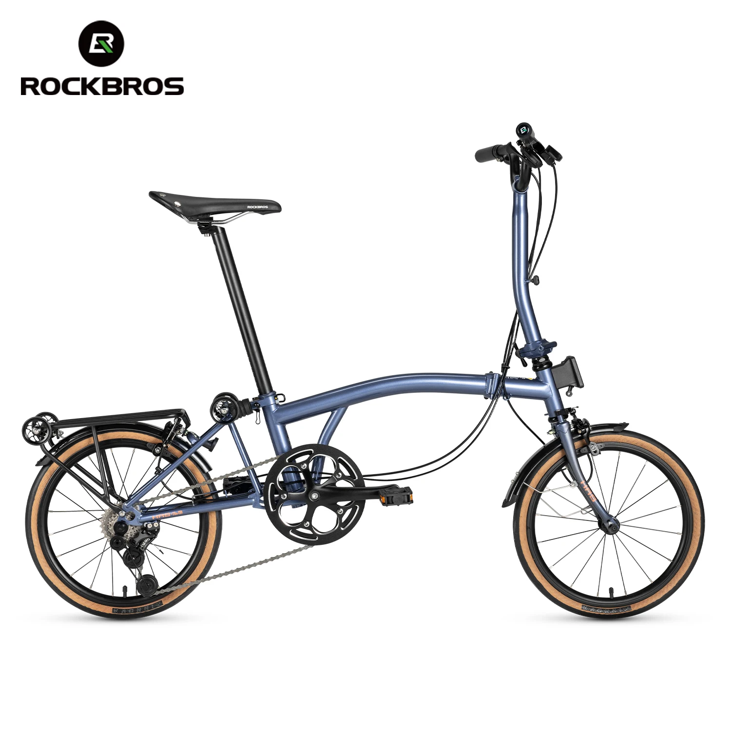 

ROCKBROS Ultra-light Aluminum Frame Adult Folding Bike 7 Speed City Leisure Cycling with Portable Design Bike