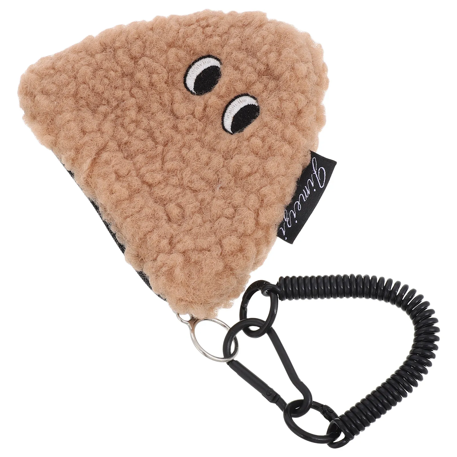 

Cartoon Onigiri Coin Purse Zipper Small Soft Wallet Keychain Mini Storage Change Pouch Cute Money Bag Holder