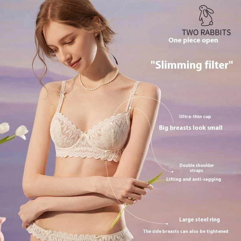 

Minimizing Bra for Women, Soft, Bunny, Leaf, Straps, Basic, Minimalist, Womenswear, fashion bra Comfort, Bridal