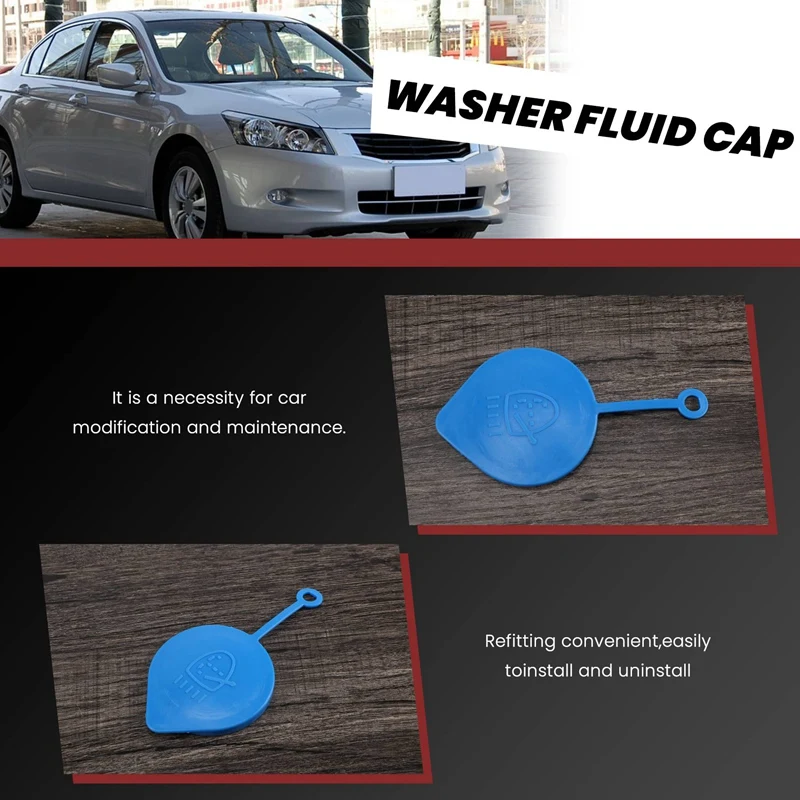 Windshield Washer Fluid Reservoir Cap For Honda Accord Civic CRV CRX, Replacement 38513SB0961 Washer Nozzle Cap