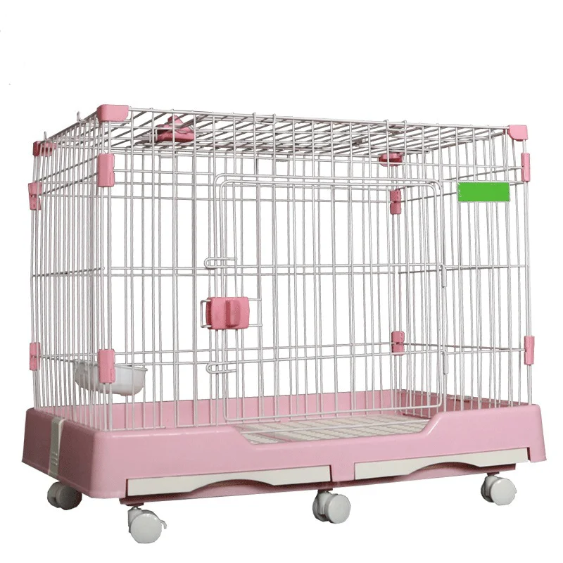 Small and Large Dog Pet Cage with Toilet Cat and Rabbit Cage Quality Dog and Cat Nests