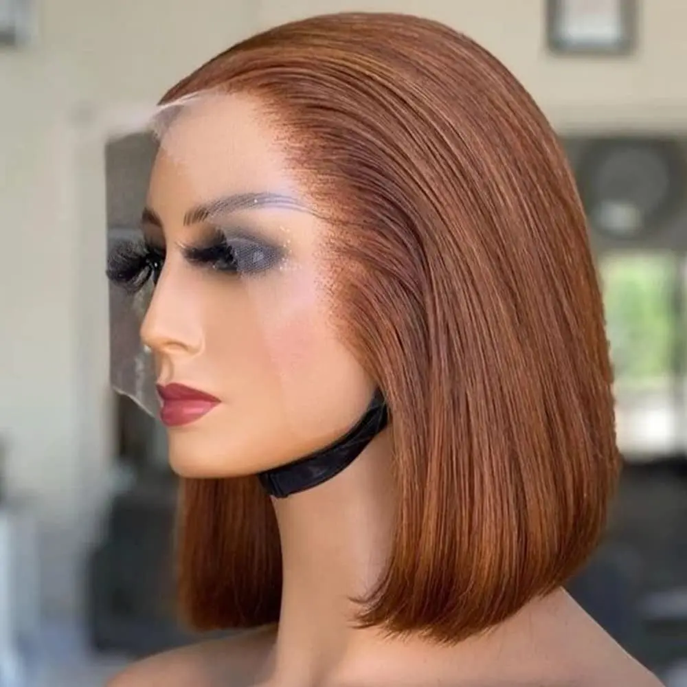 

Bob Wig Human Hair Chocolate Brown Human Hair Wig 13x4 Lace Front Wigs for Black Women Short Straight Lace Front Wigs Bob Brown Human Hair Wigs 12 inches