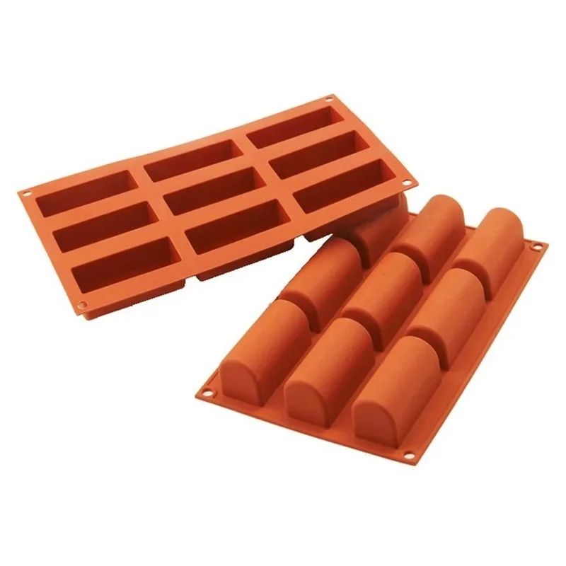 

Rectangle Silicone Candy Molds Kitchen Home Baking Energy Bars Chocolate Bar Mold Protein Bars Cornbread Pudding Butter Mould