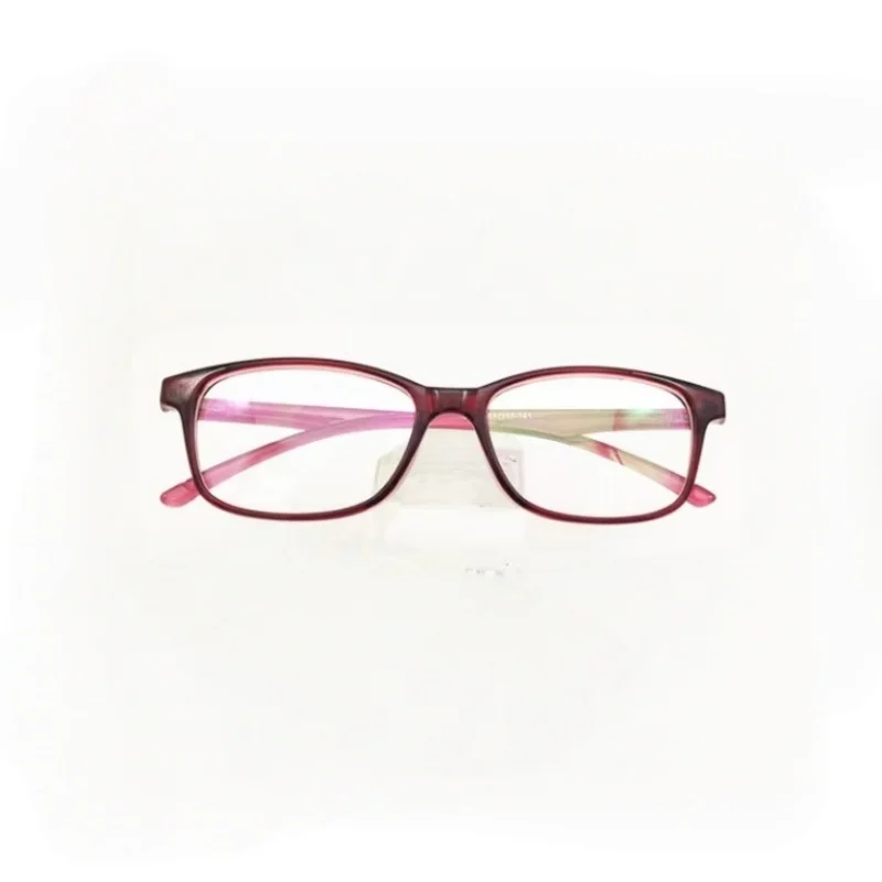 Finished Myopia Glasses Student Anti-blue Light Glasses Red TR90 Optical Frame Customized Prescription Glasses for Teenage