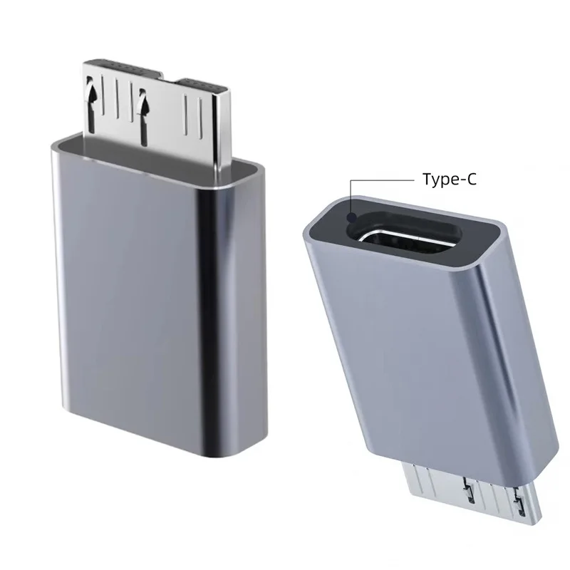 USB 3.0 Micro B Male Micro B To Type C 3.0 Male To Type Converter For External Hard For Phone Tablet Laptop PC Daily Accessories