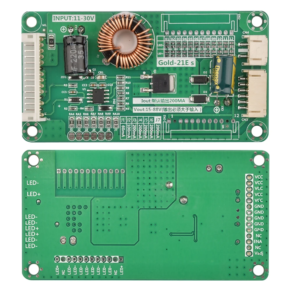 Scheda di corrente costante retroilluminata TV LED da 10-48 pollici da 11-30V a 15-88V scheda Inverter Driver Boost universale modulo di