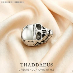 Beads Skull Large Winter 925 Sterling Silver Gift Karma Charms European Jewelry Accessories For Women Men