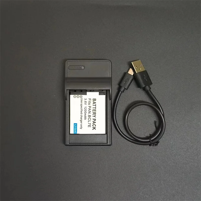 Battery with Charger for Panasonic DMW-BCL7 Panasonic Lumix DMC-F5 FH10 FS50 SZ3 SZ8 SZ9 SZ10 XS1 XS3