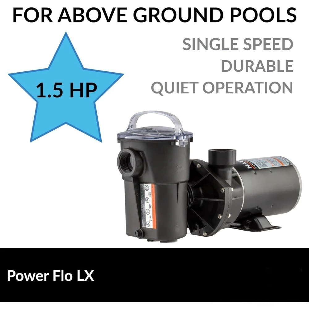 W3SP1580X15 Power Flo Poolpumpe, 1,5 PS