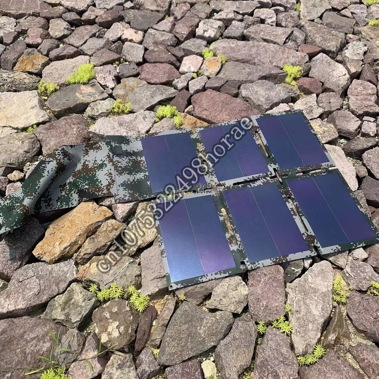 

Flexible amorphous solar panel