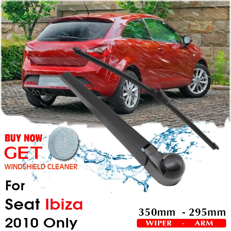 Car Wiper Blade Rear Back Window Windscreen Windshield Wipers For Seat Ibiza Hatchback 350 mm 2010 Only Auto Accessories