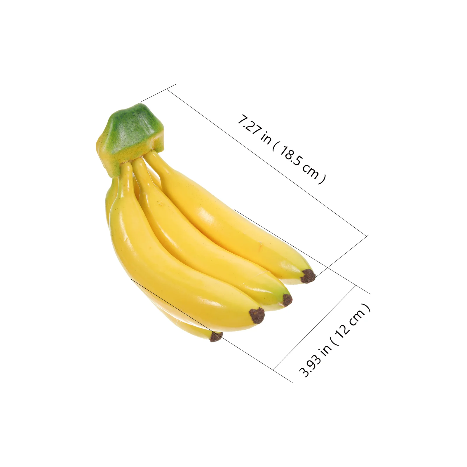 Banana Simulated Vegetable Creative Lifelike Fruits Model False Decor Fake Toy Bananas Foam