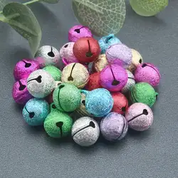 10Pcs Multicolor Christmas Jingle Bells DIY Christmas Tree Ornament Crafts Ball For Home Wedding Party Decorations Accessories