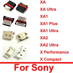 Micro mini USB Charging port For Sony Xperia XA Ultra XA1 Plus XA1 Ultra XA2 Ultra X Performance X Compact USB Charger Dock Part