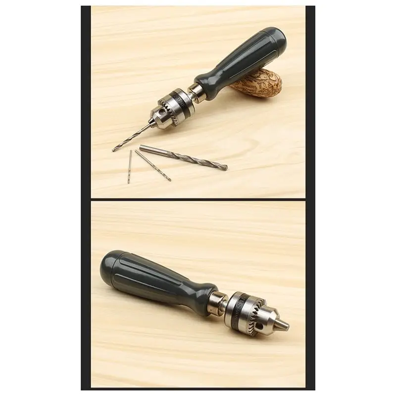 A01F-Large Hand Drill Hand Tool Suitable For Wood, Jewelry, Fine Crafts, Electronic Assembly And Model Making, DIY Drilling