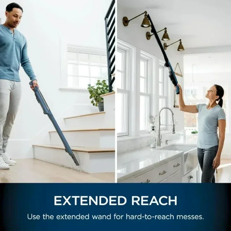 DD2Shark WS620 Wandvac System Ультралегкий мощный беспроводной пылесос с режимом наддува, зарядной док-станцией, графитом