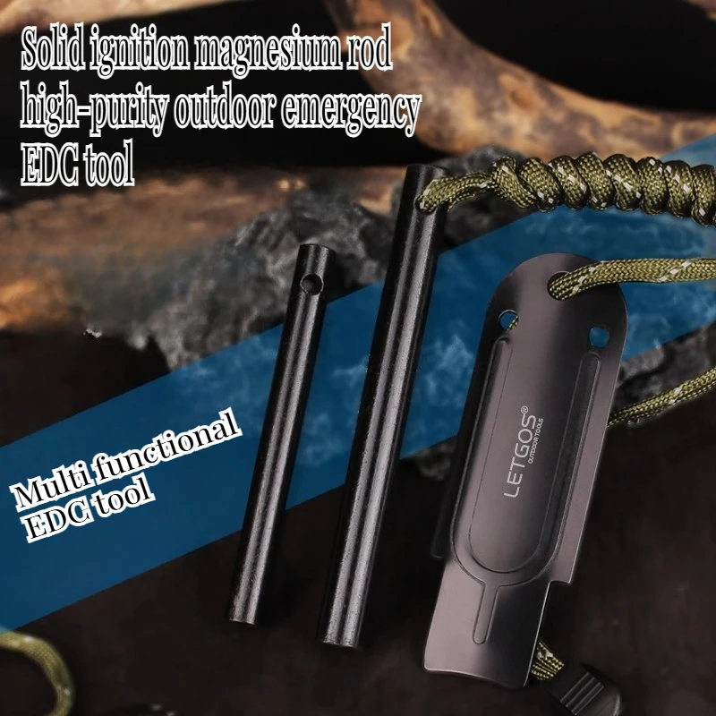 

Solid High-purity Outdoor Emergency Fire Rod Umbrella Rope Survival and Ignition Tools Convenient Camping Equipment