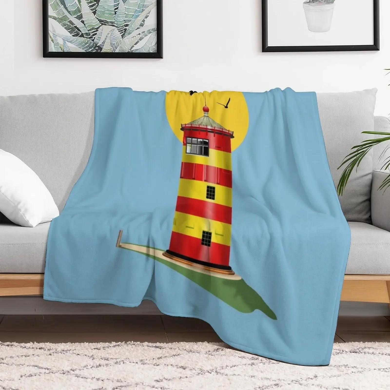 Pilsum Lighthouse Pilsumer Leuchtturm Germany Throw Blanket cosplay anime anime heavy to sleep Sofa Blankets