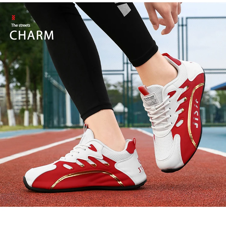 Modische Low-Top-Laufschuhe für Herren mit Farbblockdesign, atmungsaktivem Mesh, weichen und leichten Sohlen sowie Stofffutter, die ein hohes Maß an Komfort bieten und für Outdoor-Wanderungen, Laufen und Fitness-Workouts geeignet sind. – Detail 2
