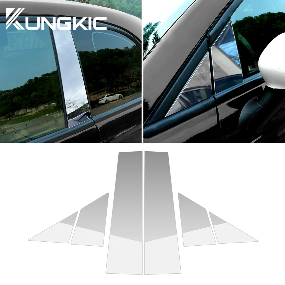 

Глянцевая черная наклейка на столбы из углеродного волокна для Fiat 500 08-23 Abarth 595 695 2012-2017 2018 2019 2020 2021 2022 2023