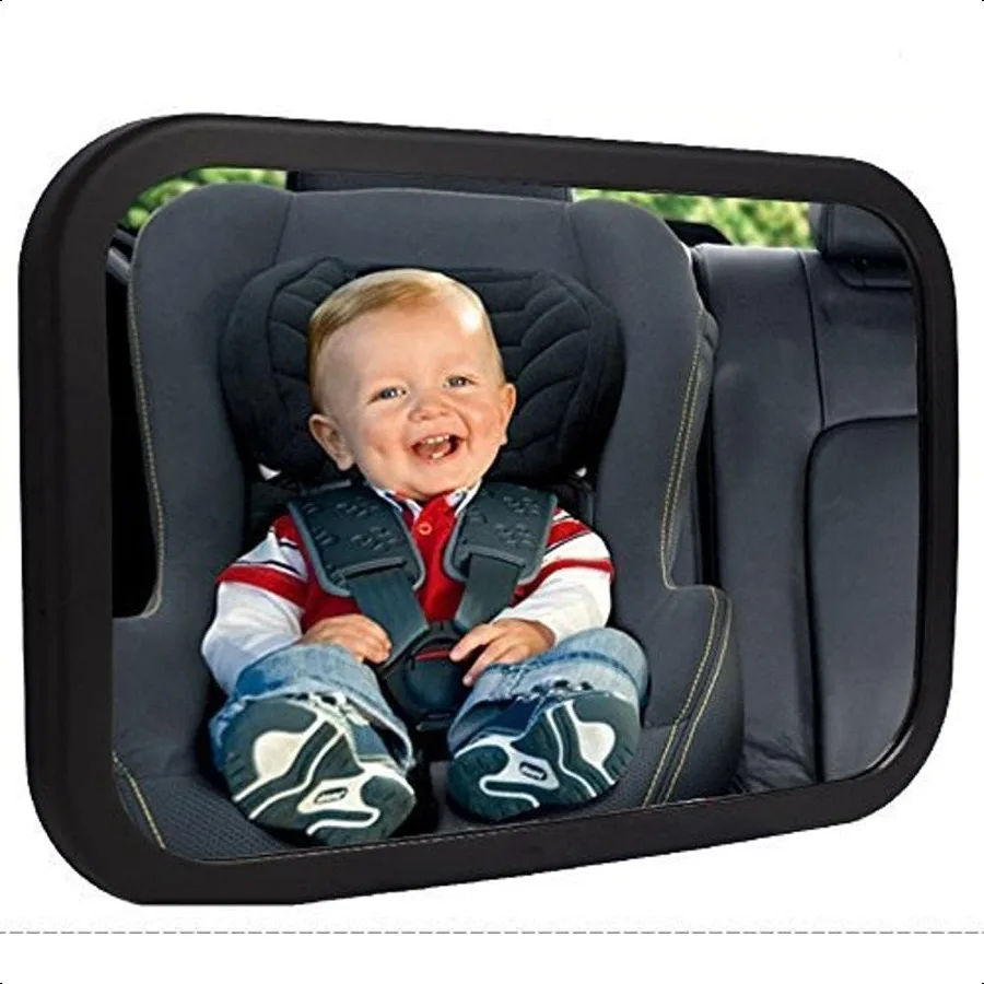 

Baby Car Mirror Rear Facing Car Seat Mirror Safety for Infant Newborn Baby Mirror with Wide Rearview 360 Rotation Shatterproof