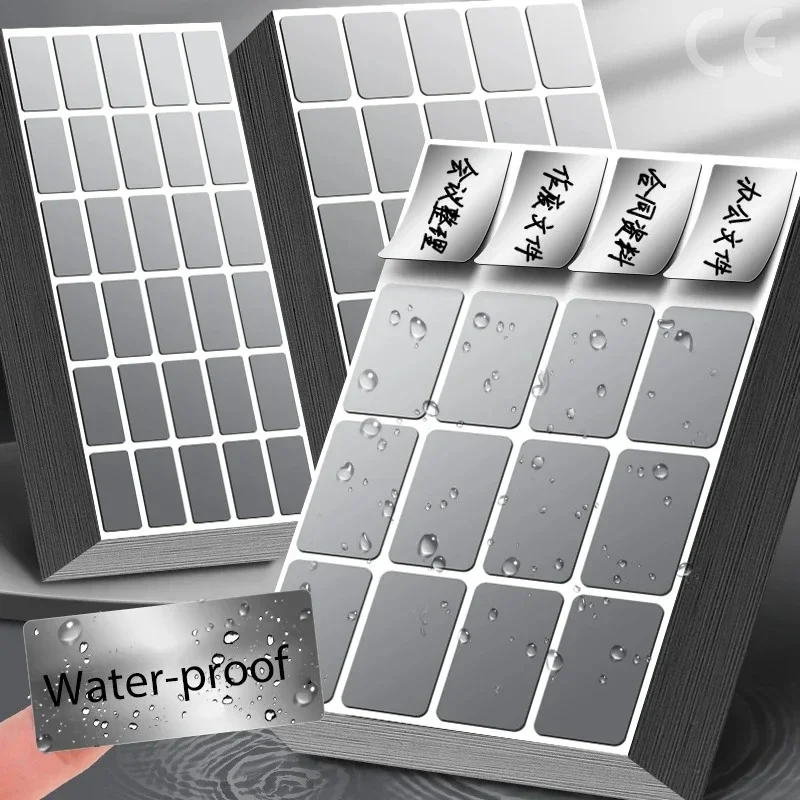 방수 다채로운 자체 접착 다양한 스티커 이동식 라벨 스티커 이름표 병 파일 문서 학교 용품