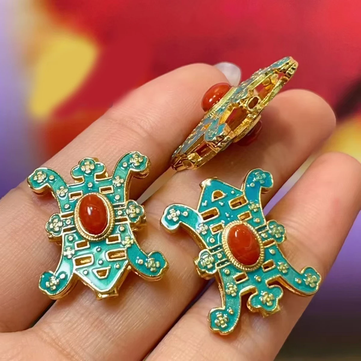 

5pcs New Natural Stone Pendant Charms Mystic Guardian Gem Healing Pendant for Making DIY Jewelry Necklace Accessories 19x22mm