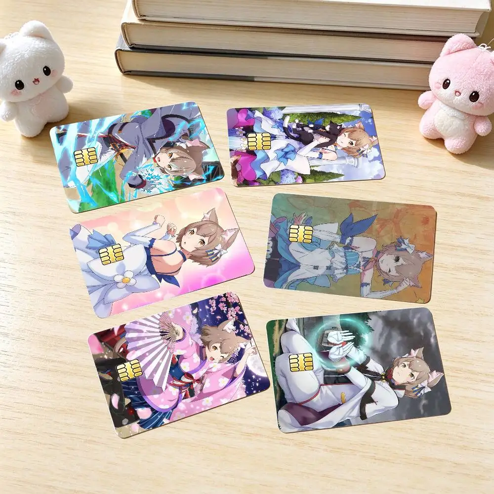 Anime Re Zero-Felix-X  Credit Card HD Stickers Game Card Decal Small Chip Waterproof Sticker Gift
