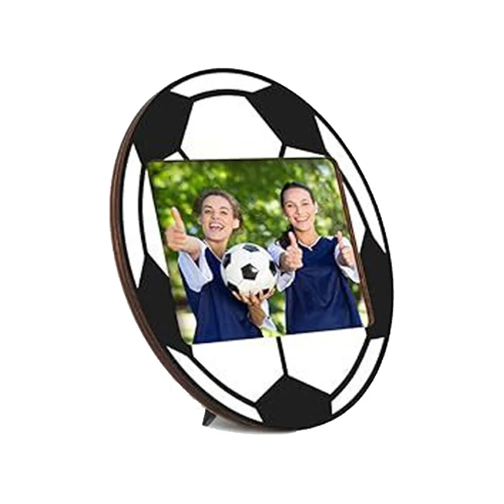 

Wooden Sport Photo Frames Sport Themed Unique Football Picture Holders Baseball Soccer Handmade Decorative Frame