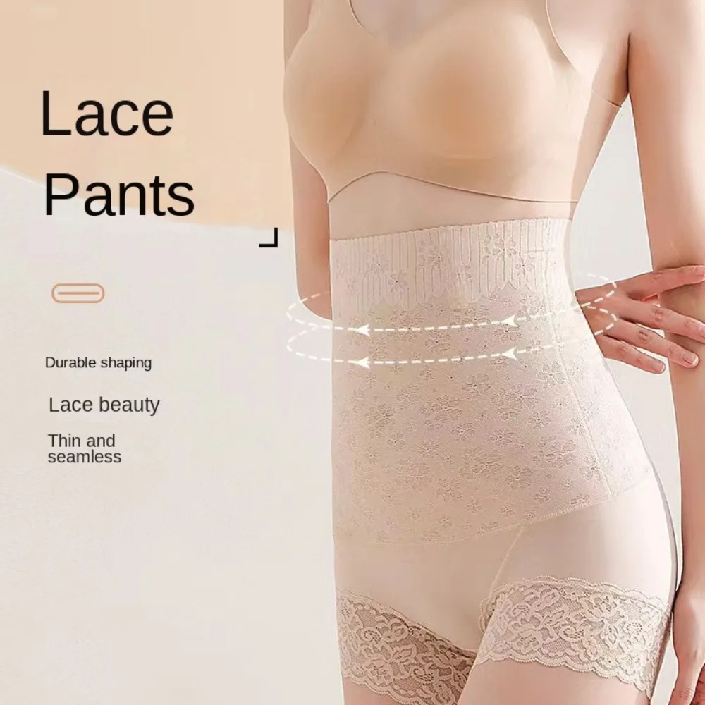 الدانتيل زهرة التخسيس ملابس داخلية للتنحيف البطن التعاقد تشكيل الجسم السروال عالية الخصر رفع البطن التحكم الملابس الداخلية #2