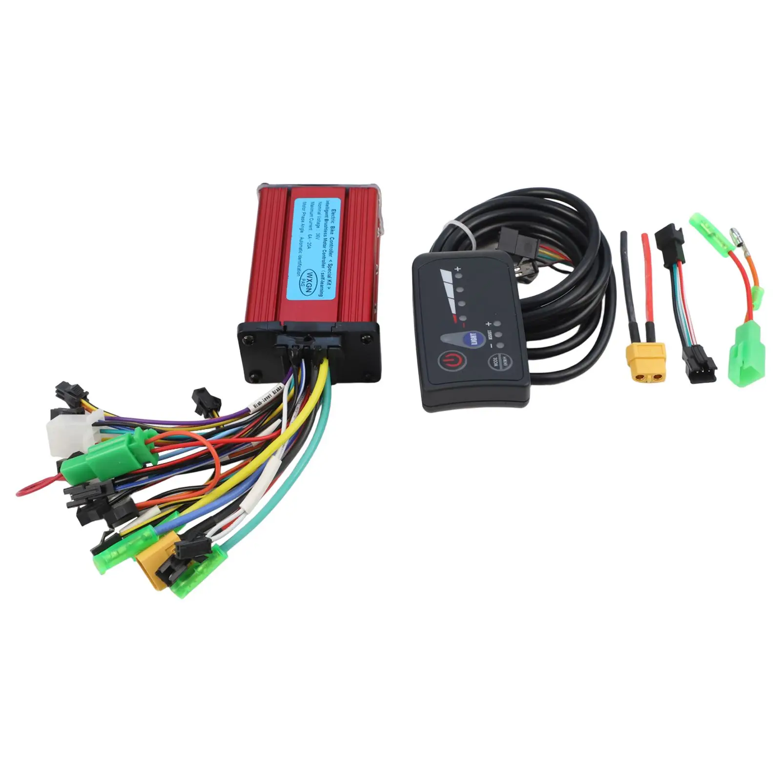 

Electric Bike Brushless Controller Kit with LCD Display Suitable for 36V and 52V Systems Up to 20A Current Support