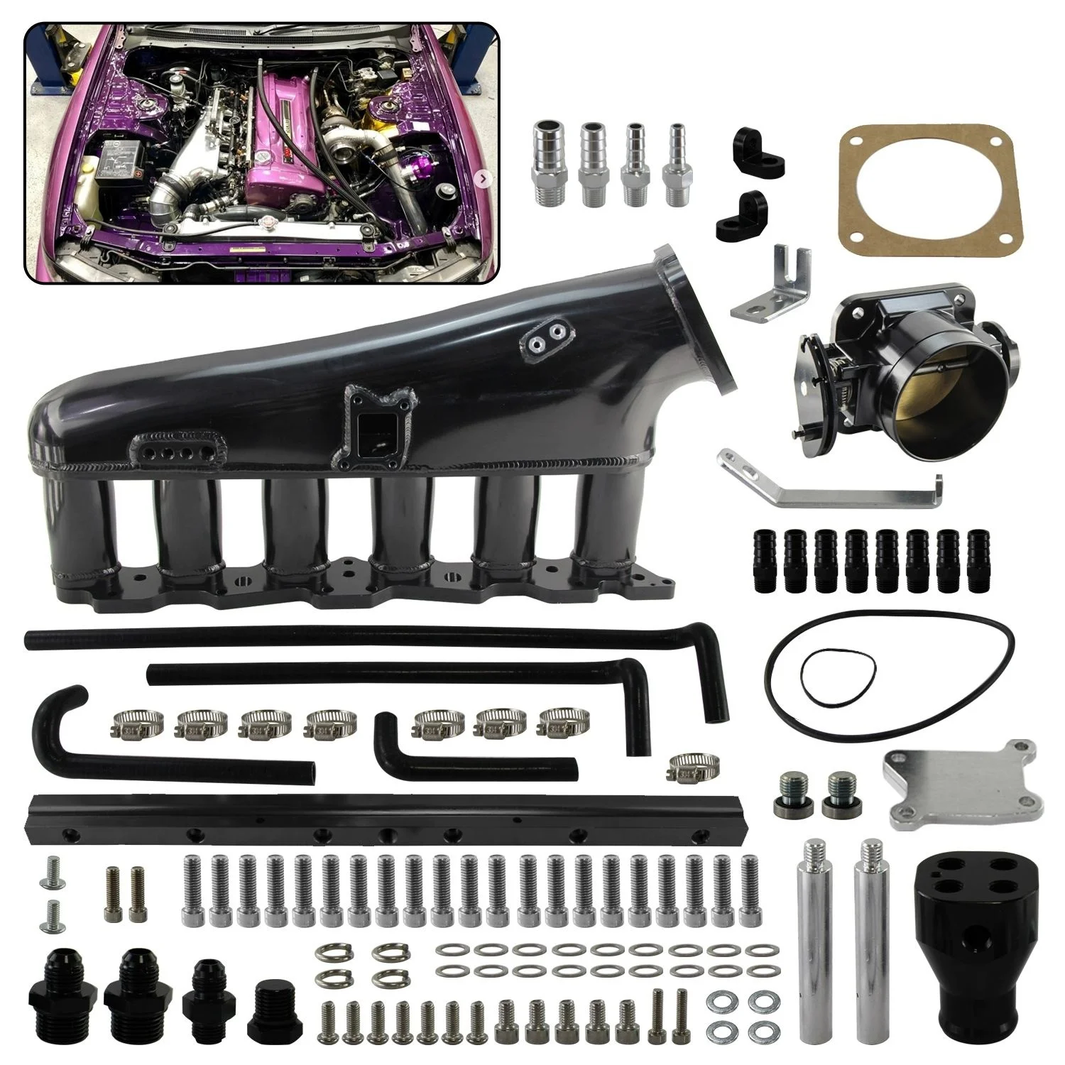

Nissan Skyline GTS GTT R32 RB20 RB20DET1989-1994 2.0L intake manifold kit