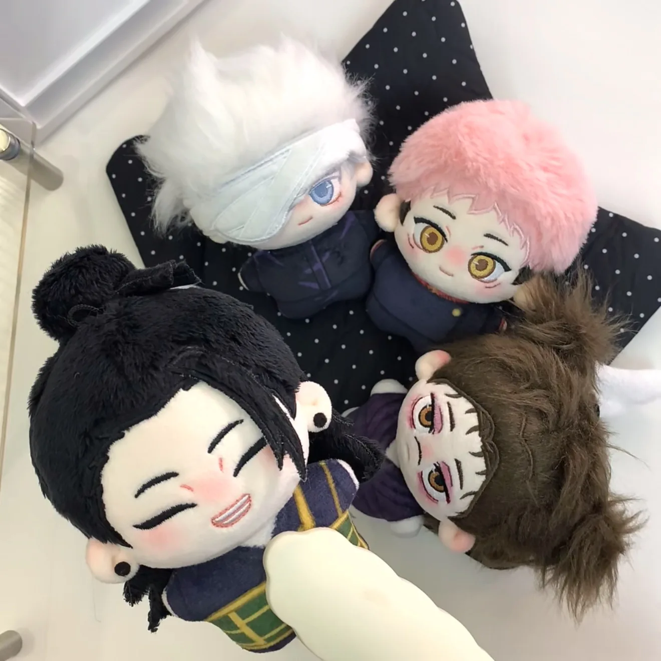 2026 Neue Kawaii JujutsuK Puppe Anime Gojo Satoru Plüsch-Schlüsselanhänger Niedliche JJK Figur Baumwoll-Plüschpuppe Yuji Choso 10cm Spielzeug Geschenke für Fans – Detail 5