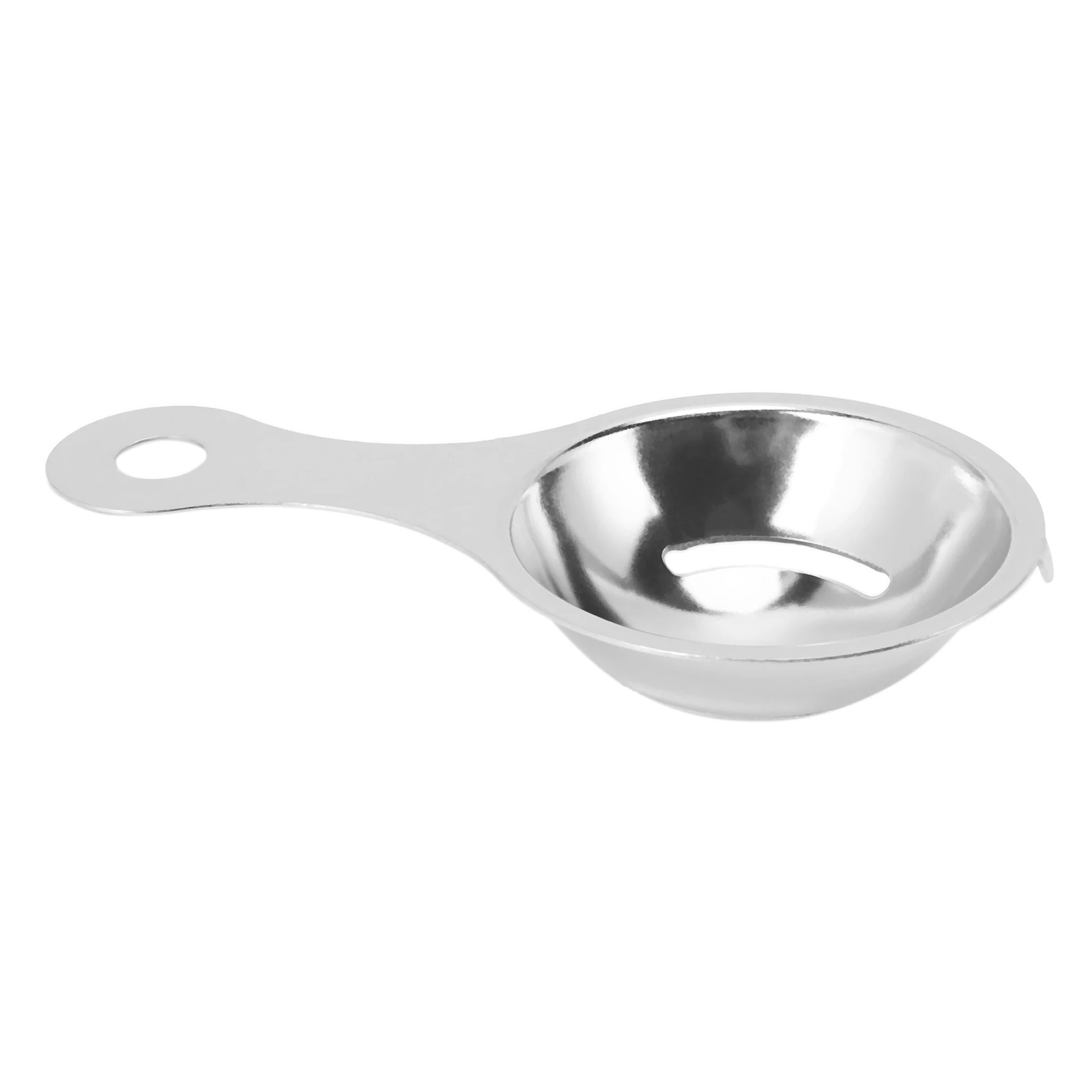 ABBN-2X Separador de yema de huevo en separador de acero inoxidable Dispositivo de tamiz de huevo blanco Mini utensilios de cocina (13 x 7 x 2,8 cm)