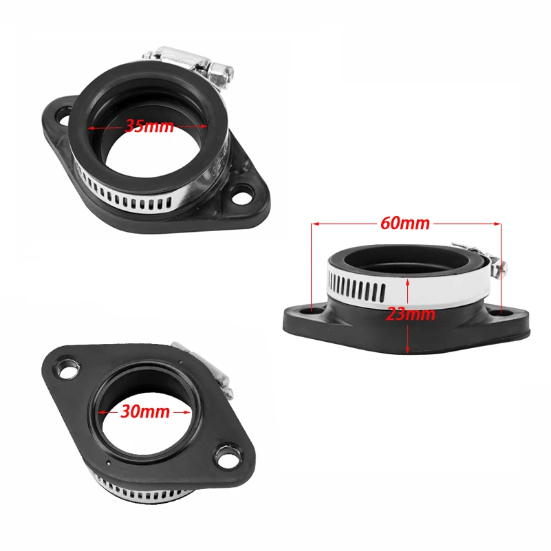 Motorcycle Carburetor Adapter Inlet Intake Pipe for OKO KOSO PWK 21/24/26/28/30mm PE28/30mm Carb Pit Dirt Bike - view 2