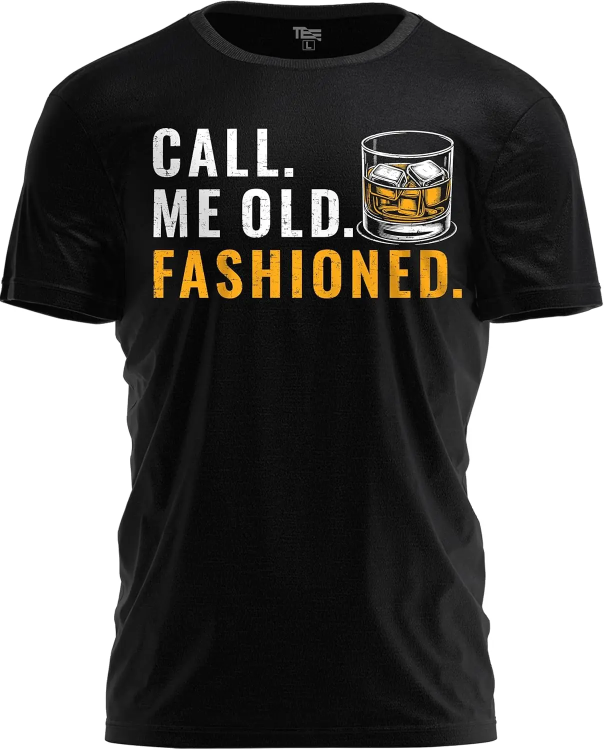 Call Me Old Fashioned T Bourbon Humor For Men Funny Whiskey Cocktail Shirt Tee – Soft, 100% Cotton Trendy Y2K Short-Sleeve